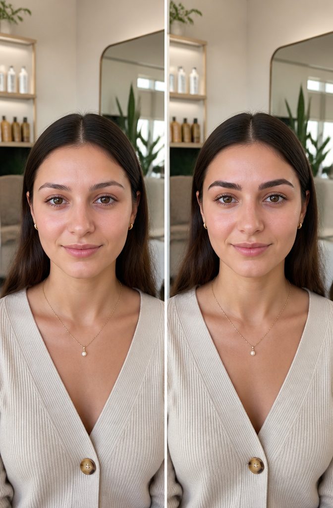 16 Cute Makeup Ideas for Eyes, Lips, and Cheeks in 2026 12 A model with full brows that frame her face.
