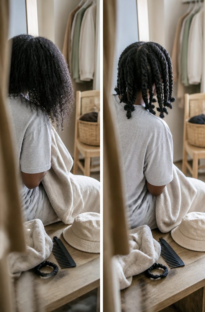 12 Hair Growth Tips at Home: What the Research Says Works 7 Hair care photograph illustrating at-home hair handling and styling
