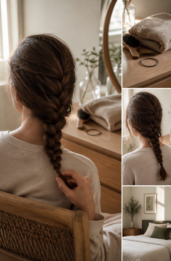 Hair Styling at Home: Tools, Products, and Technique Basics 6 Hair styling photograph illustrating simple twists braids buns and ponytails