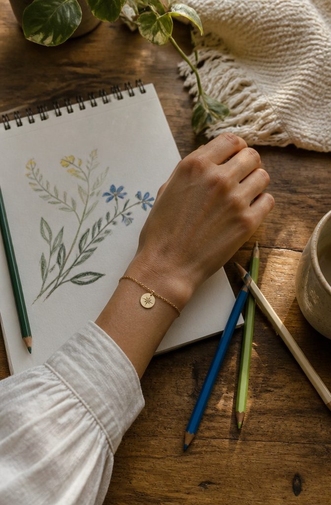 Spring 2026 Jewelry Trends: What's In This Season 6 A delicate charm bracelet with small charms displayed on a wrist.