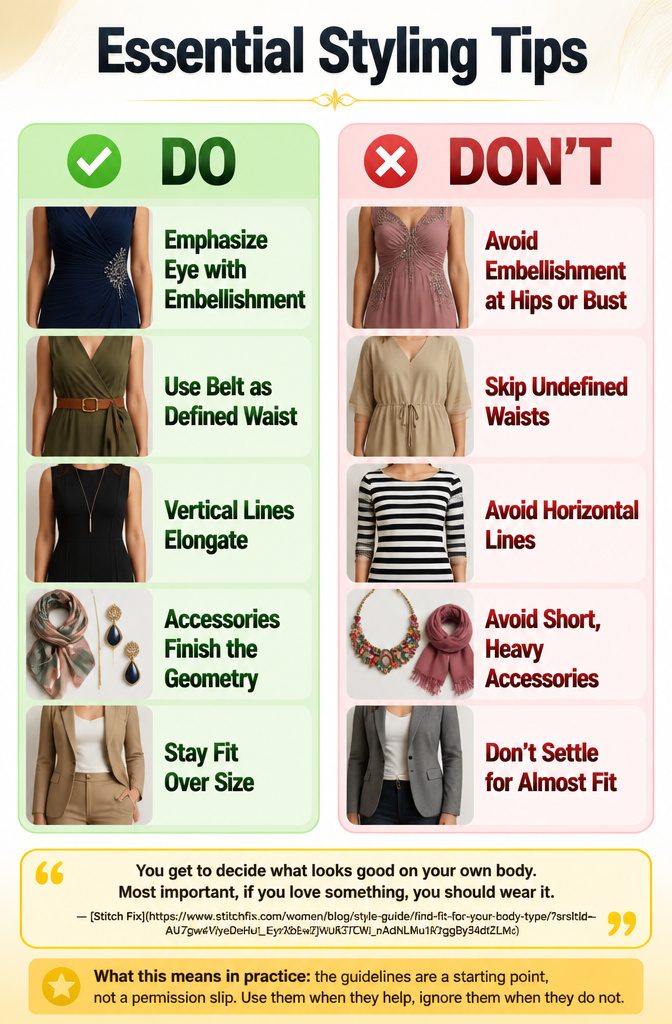 Type of Dresses for Body Type: A Guide to Flattering Fits 13 List of styling tips applicable to various body types.
